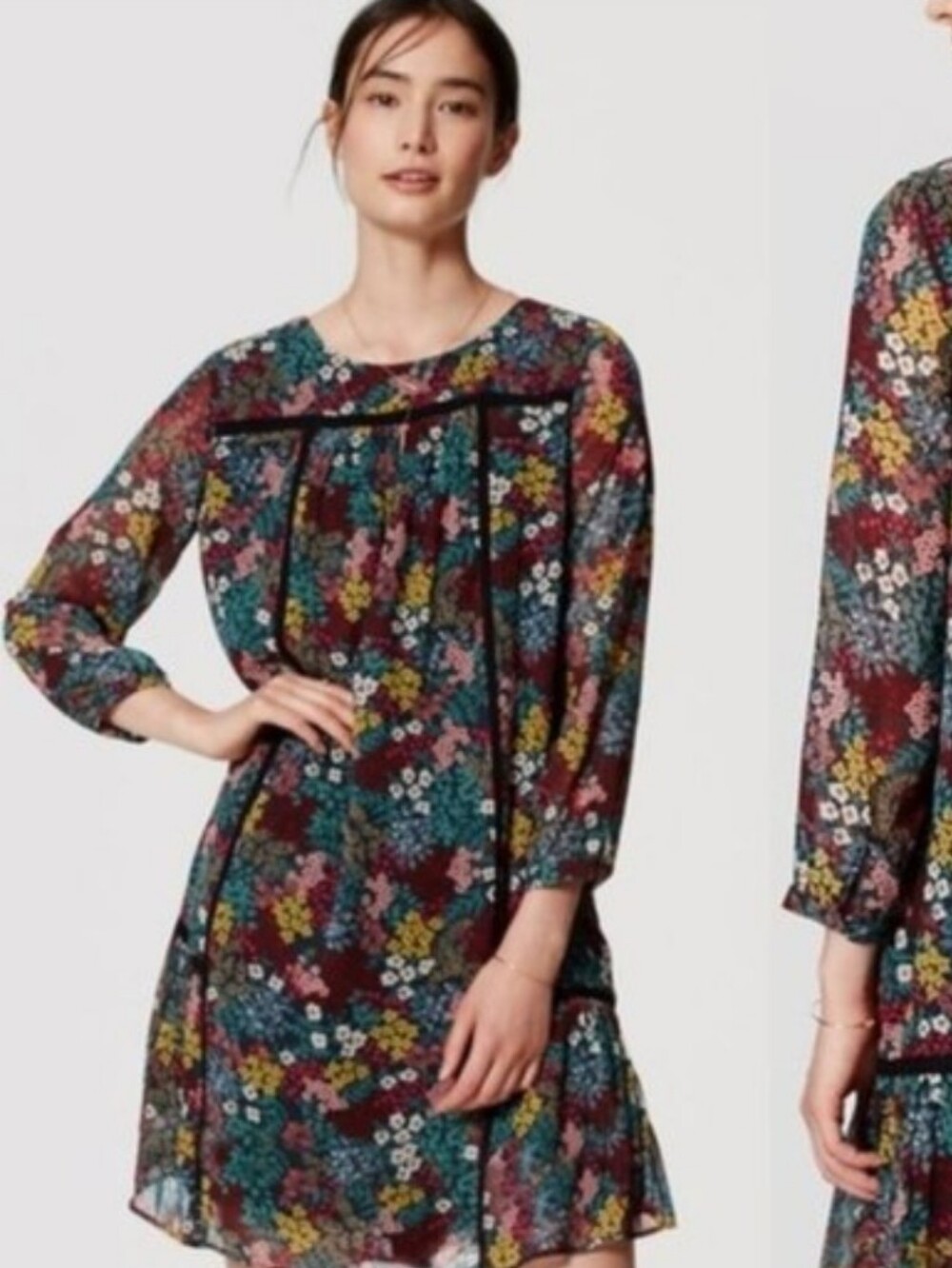 Loft Wildflower Shift Dress